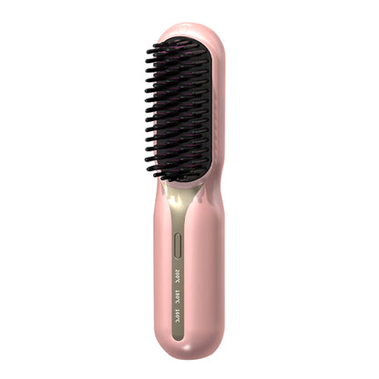Wireless Heated Hair Brush – Smooth, Straight & Frizz-Free Styling Anywhere